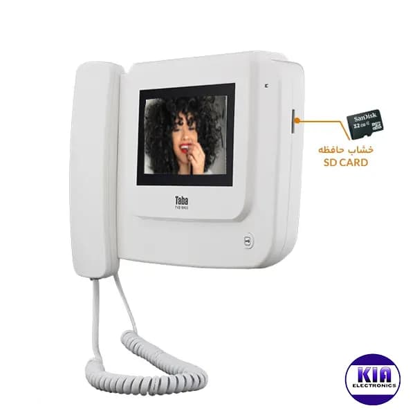 پکیج آیفون تصویری دو واحدی کارتی تابا مدل 1043I — تصویر ۷
