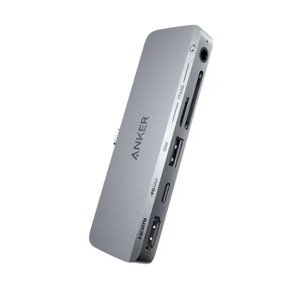 هاب 6 در 1 انکر مدل Anker 541 USB-C Hub 6-in-1 for iPad A8363