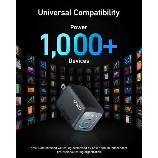 شارژر دیواری 67 وات انکر مدل Anker Prime 67W GaN Wall Charger 3 Ports A2669 — تصویر ۳