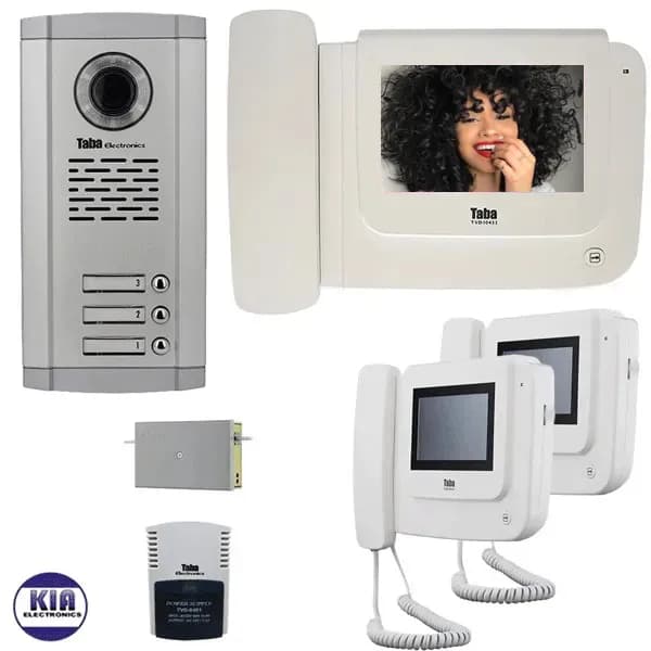 پکیج آیفون تصویری چهار واحدی مدل 1043I تابا — تصویر ۹