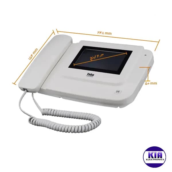 پکیج آیفون تصویری چهار واحدی مدل 1043I تابا — تصویر ۱۰