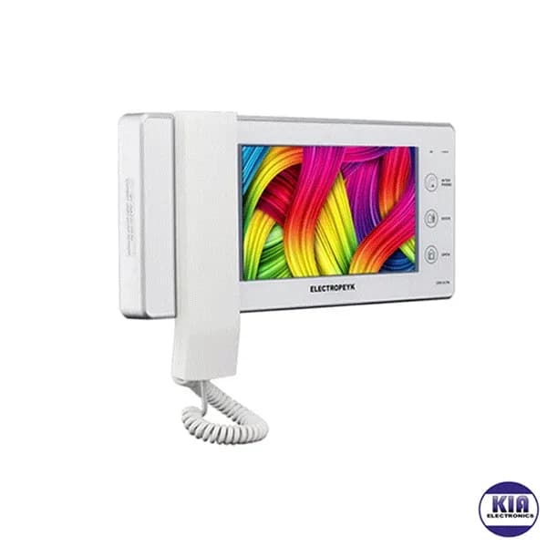 پکیج آیفون تصویری چهار واحدی رندا با ماژول و گوشی 1294 سفید الکتروپیک — تصویر ۳