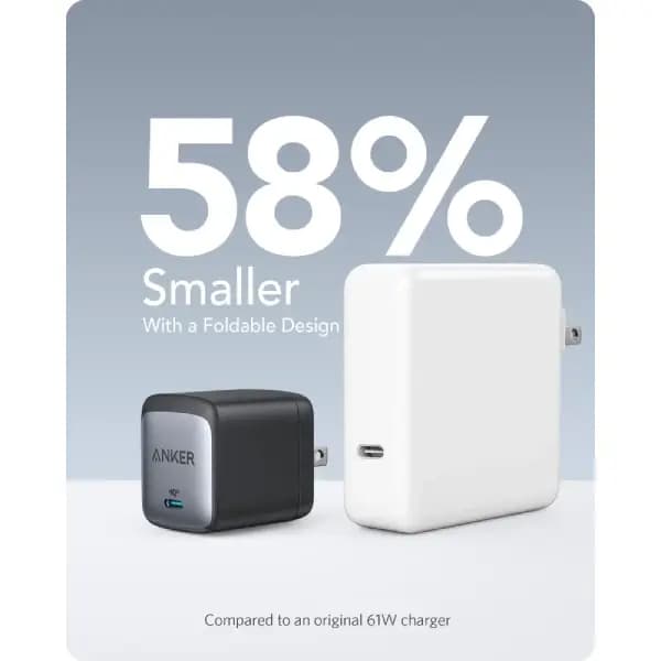 شارژر دیواری 63 وات انکر مدل Anker 715 Charger Nano II 65W A2663 — تصویر ۴