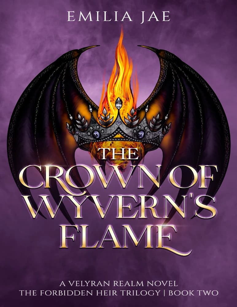 کتاب تاج شعله وایورن (The Crown of Wyverns Flame) نسخه انگلیسی PDF | امیلیا جائه