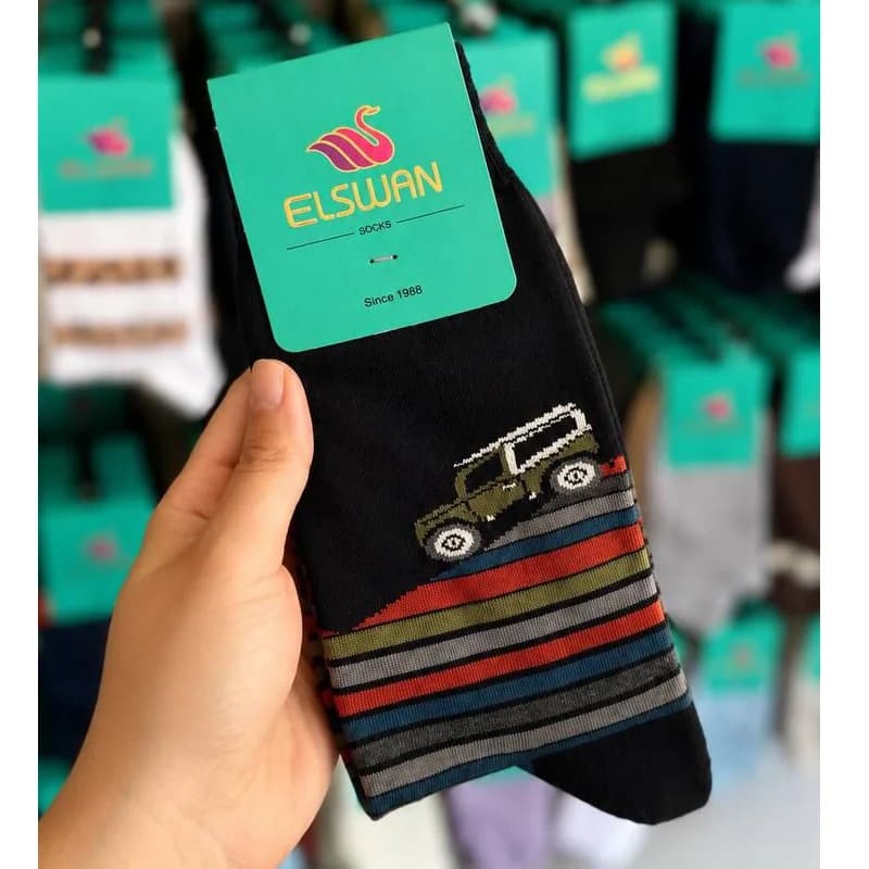 پک جوراب ساقدار طرح آفرود PH1195 — تصویر ۷