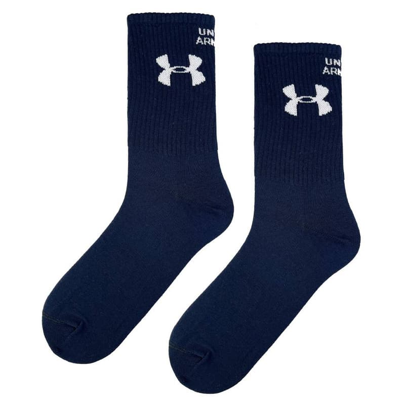 جوراب ساقدار طرح under armour رنگ سورمه ای کد PH1113.6