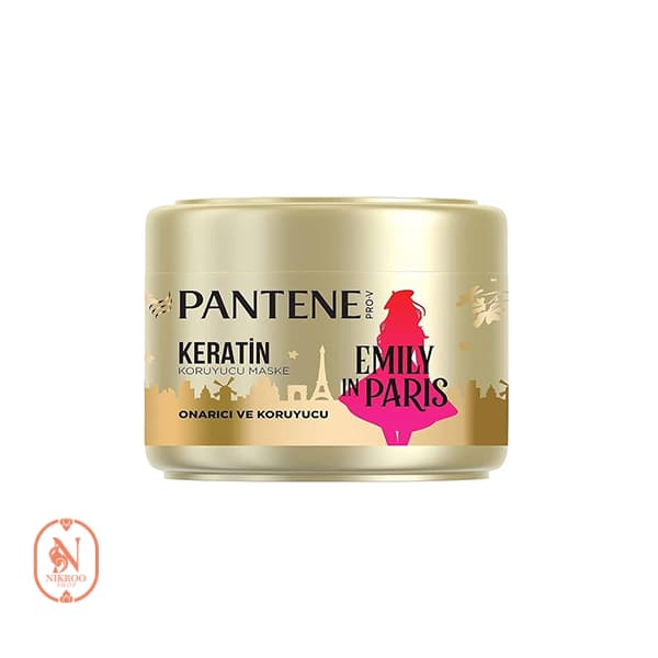 ماسک مو کراتین پنتن Pantene مو های خشک و آسیب دیده مدل Emily in Paris حجم 200 میل
