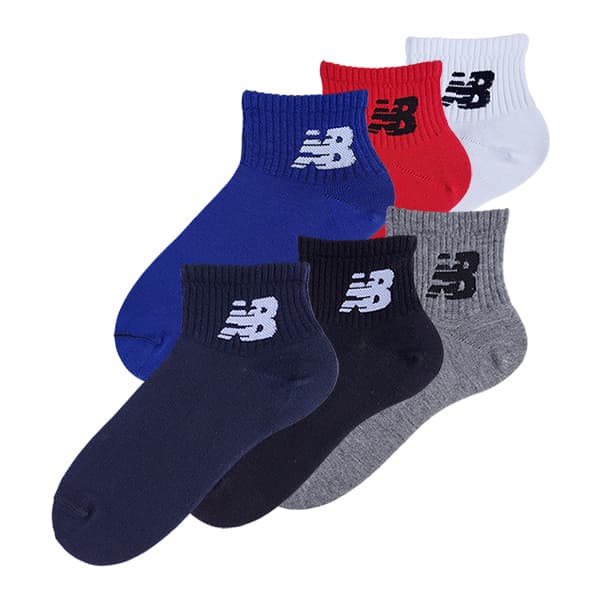 پک شش تایی جوراب نیم ساق new balance برند السون کد PH863 — تصویر ۴