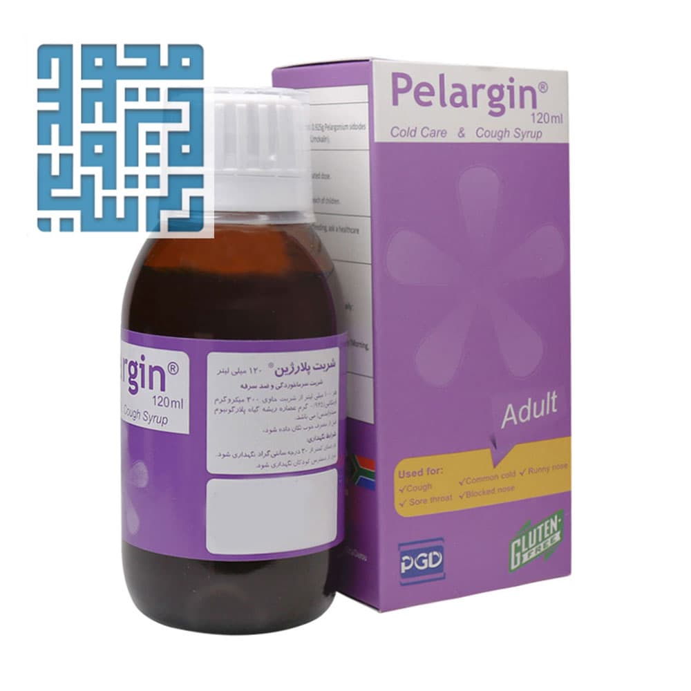 شربت پلارژین برزرگسال پارس گیتا دارو (سرماخوردگی وضد سرفه) — تصویر ۳
