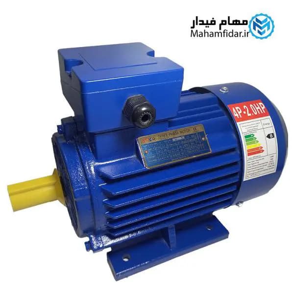 الکتروموتور پوسته چدن 1.5 کیلووات 2 اسب سه فاز استیکو