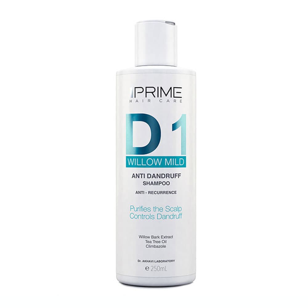 شامپو ضد شوره پریم d1 ملایم WILLOW MILD ANTI DANDRUFF SHAMPOO