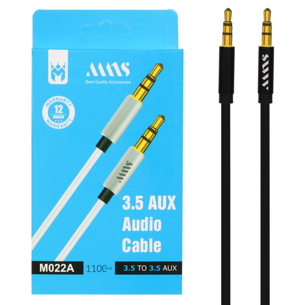 کابل AUX ام ان اس مدل M022A طول 1.1 متر
