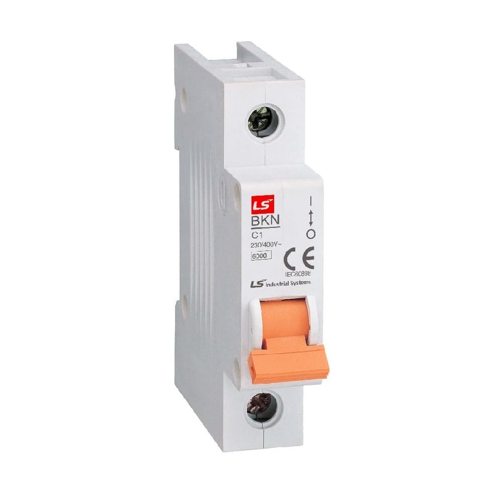 کلید مینیاتوری LS تک پل – 25A-6KA – منحنی B,C (موتوری-روشنایی) BKJ-LA 1P B/C25A