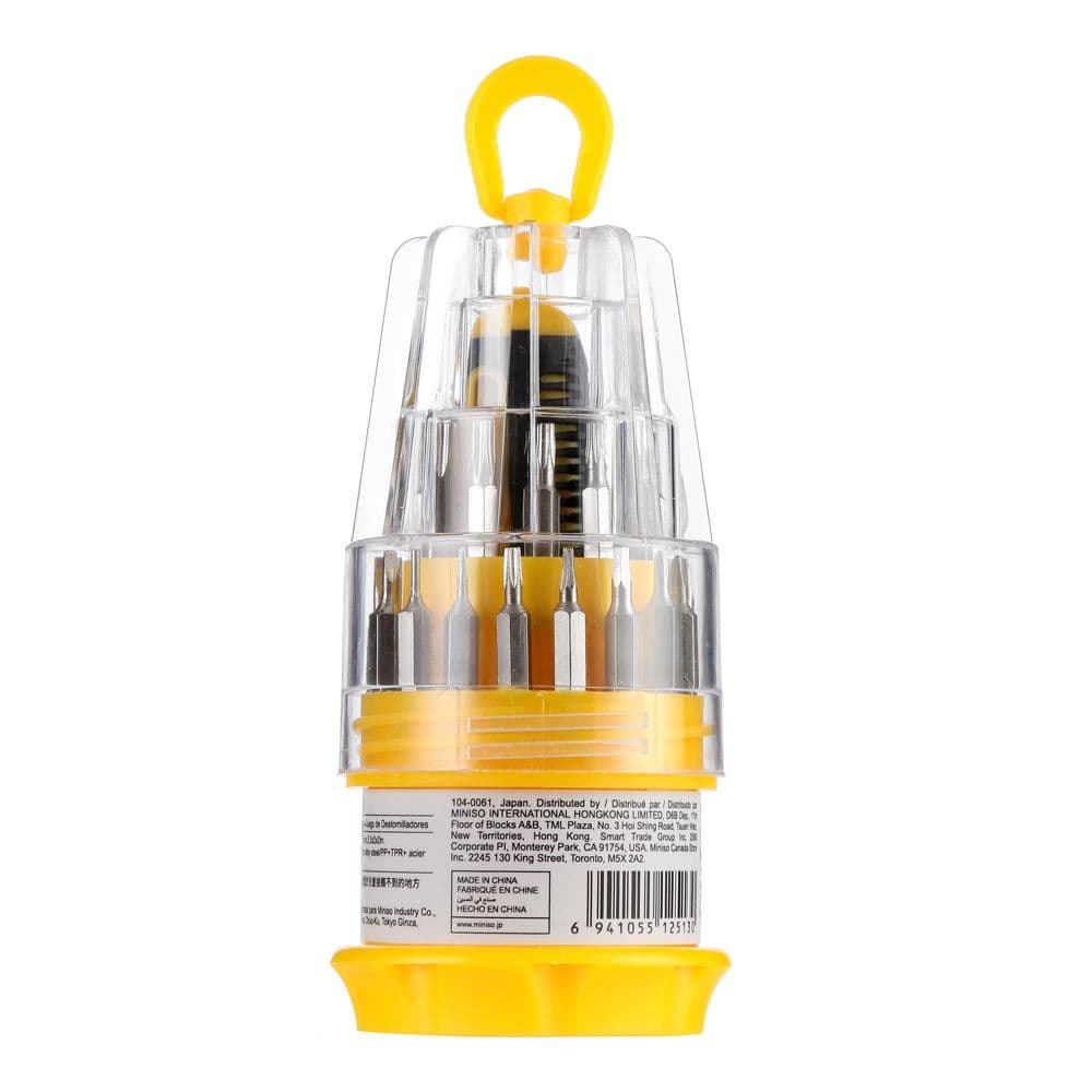 ست پیچ گوشتی دقیق مینیسو، مدل Screwdriver Set، دارای آهنربا، 31 عددی