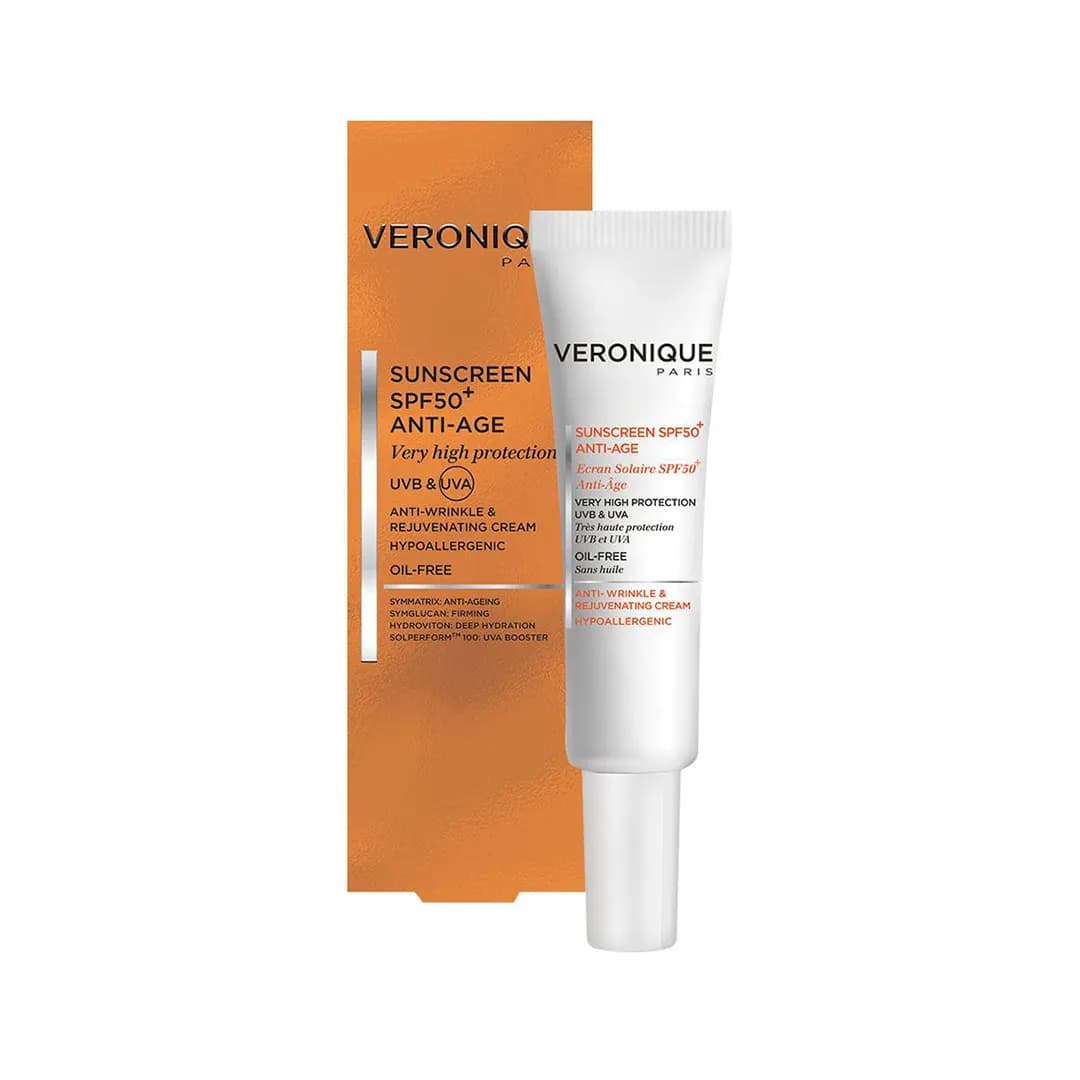 ضد آفتاب ضد چروک +SPF50 فاقد چربی ورونیک حجم 40 میل — تصویر ۲