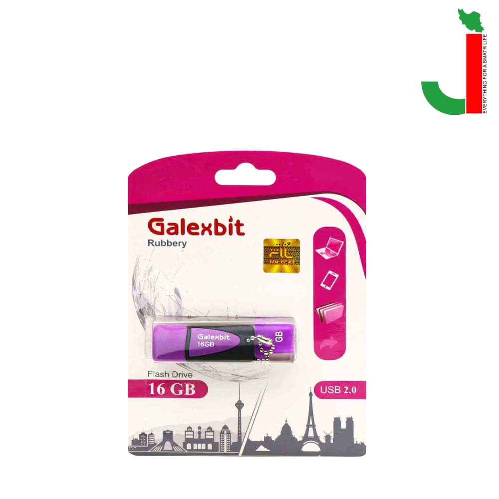 مشخصات فلش گلکسبیت مدل rubbery ظرفیت 16 گیگابایت USB2.0 — تصویر ۲