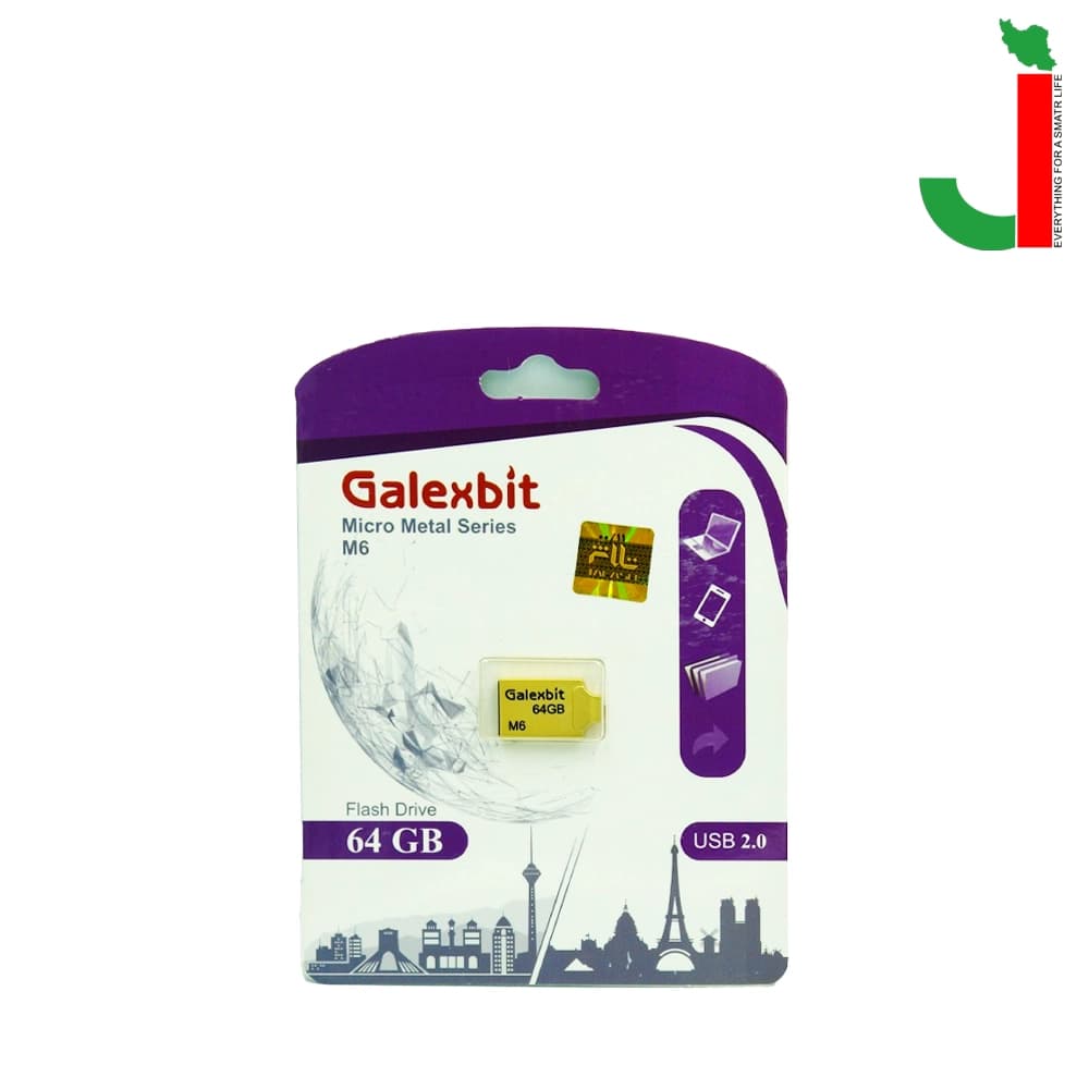 فلش گلکسبیت مدل M6 ظرفیت 64 گیگابایت USB2.0 — تصویر ۲