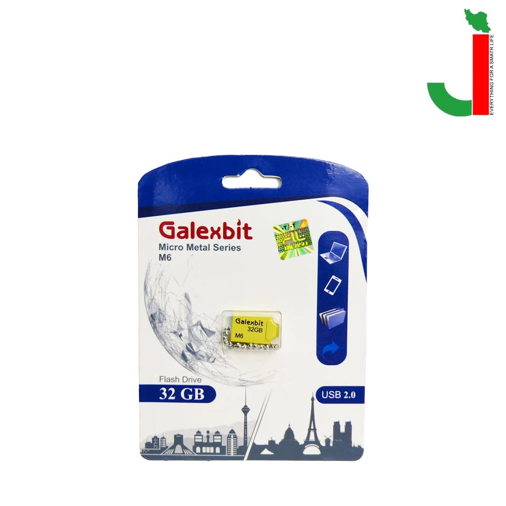فلش گلکسبیت مدل M6 ظرفیت 32 گیگابایت USB2.0 — تصویر ۲