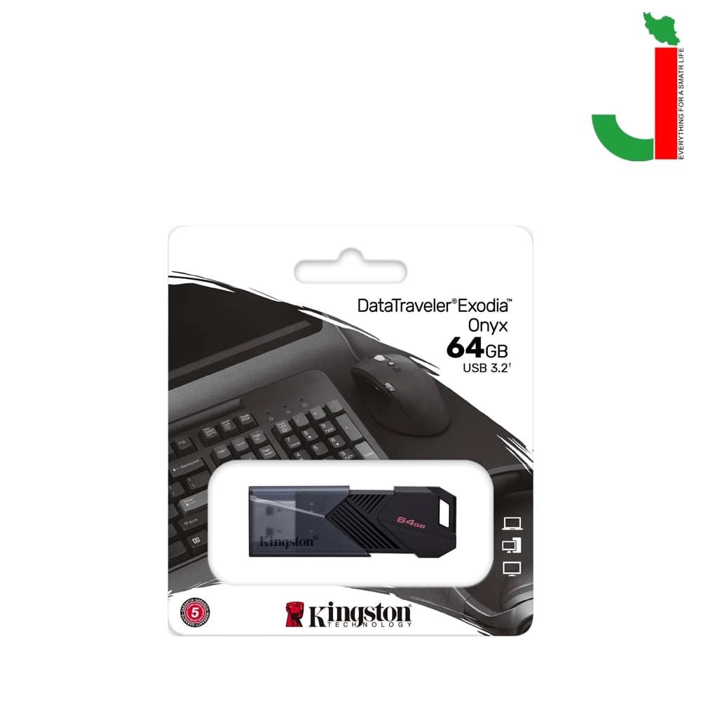 فلش کینگستون مدل ONYX ظرفیت 64 گیگابایت USB3.2 — تصویر ۲