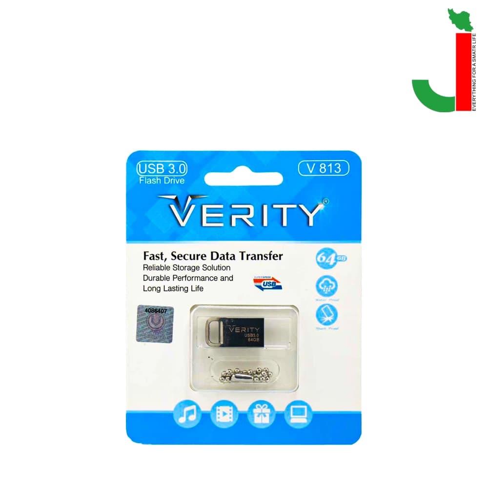 فلش مموری وریتی مدل V813 ظرفیت 64 گیگابایت USB3.0 — تصویر ۲