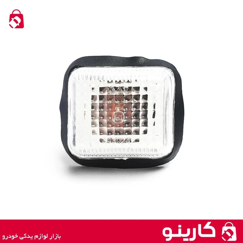 چراغ راهنما گلگیر پژو 405 سفید 2 عددی — تصویر ۲