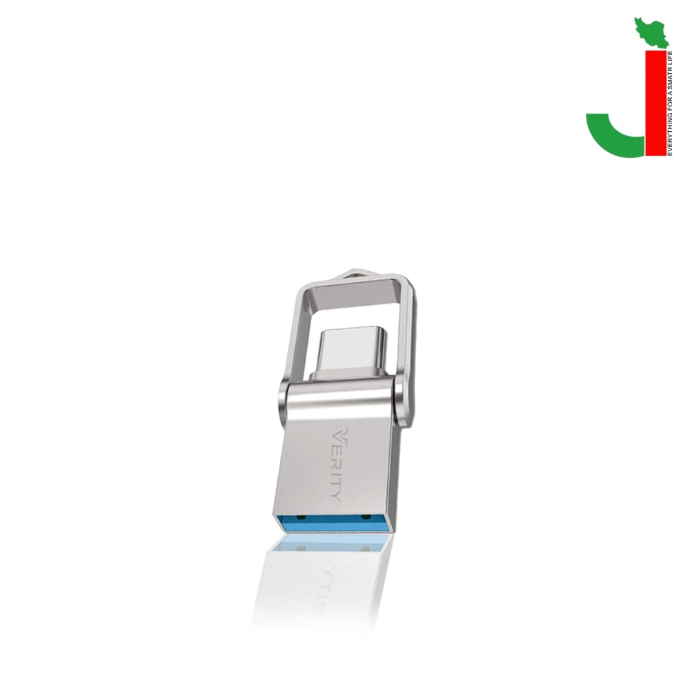 فلش مموری وریتی OTG TYPE-C مدل O512 USB 3.0 ظرفیت 64 گیگابایت