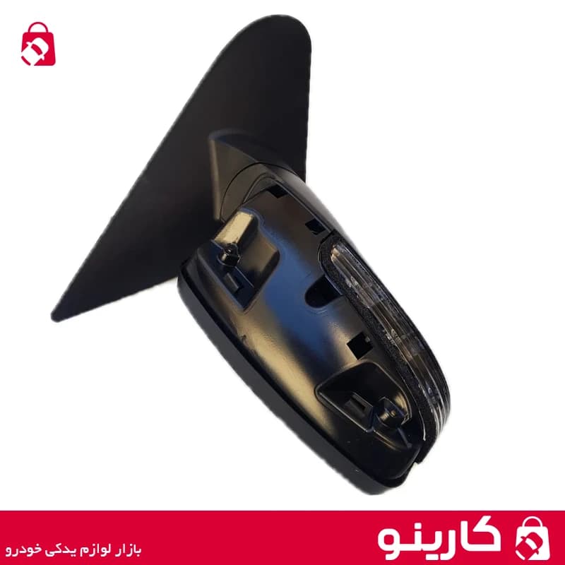 آینه بغل برقی چپ سمند سورن تاشو برقی با راهنما بدون قاب — تصویر ۳