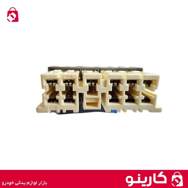 آینه بغل پژو پارس راست برقی تاشو برقی با گرمکن با راهنما و سنسور دما با واشر لاستیکی ایساکو 0010118499 — تصویر ۴