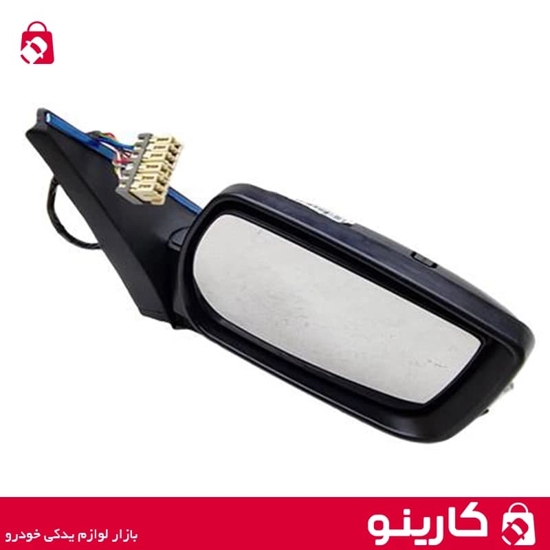 آینه بغل پژو پارس راست برقی تاشو برقی با گرمکن با راهنما و سنسور دما با واشر لاستیکی ایساکو 0010118499 — تصویر ۳