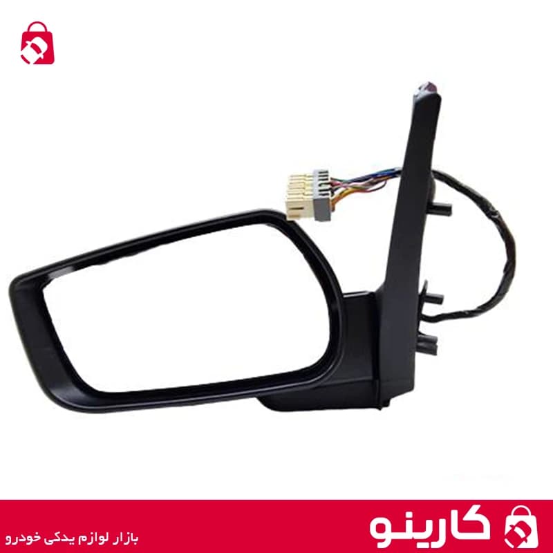 آینه بغل پارس چپ برقی با تاشو برقی و گرمکن با راهنما با سنسور دما با واشر لاستیکی ایساکو 0010118599