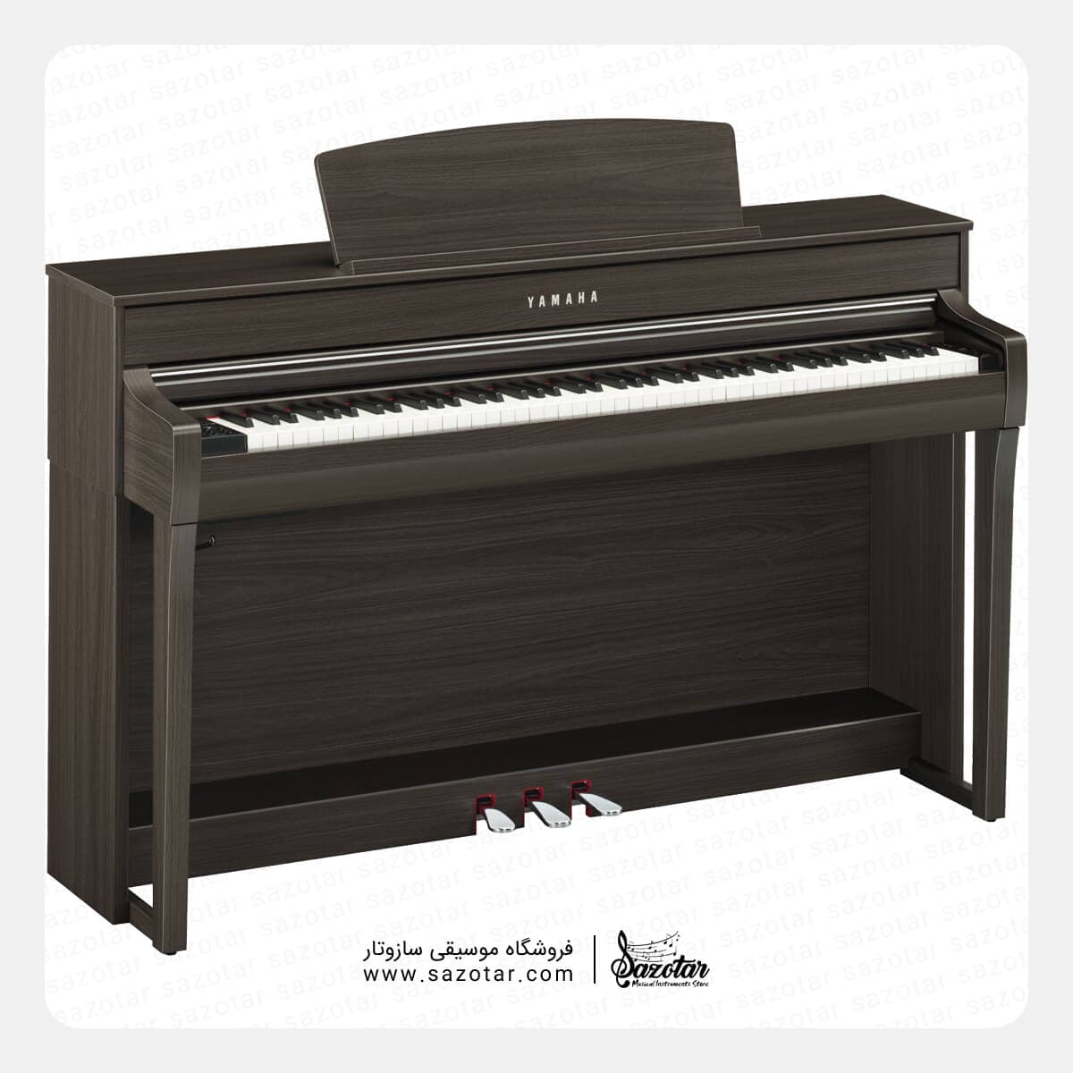 پیانو دیجیتال یاماها CLP-645 گردویی