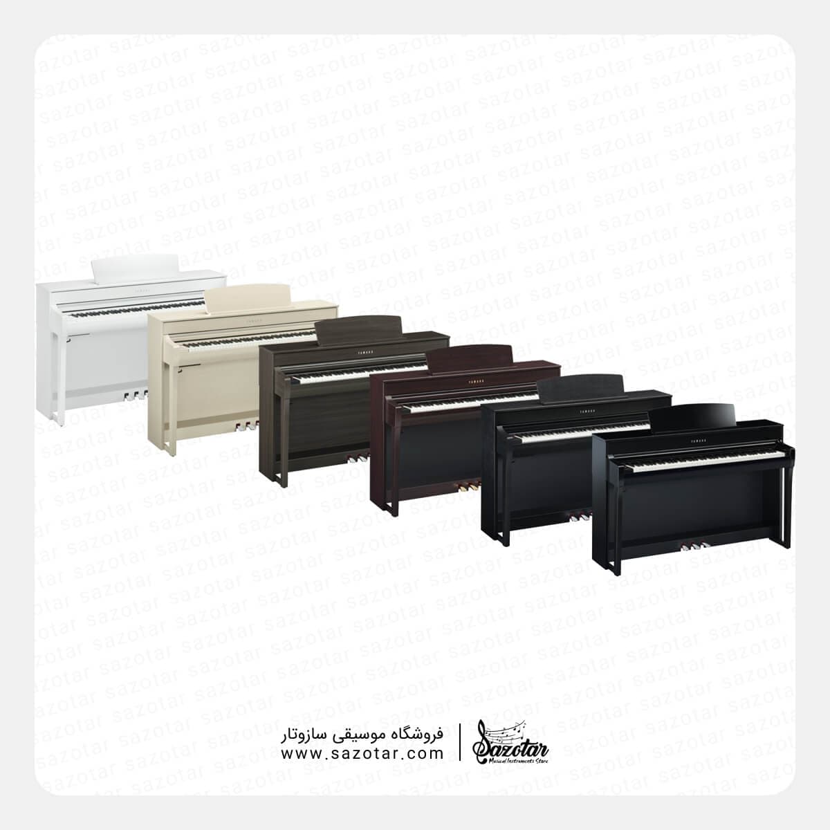 پیانو دیجیتال یاماها CLP-645 رزوود — تصویر ۴