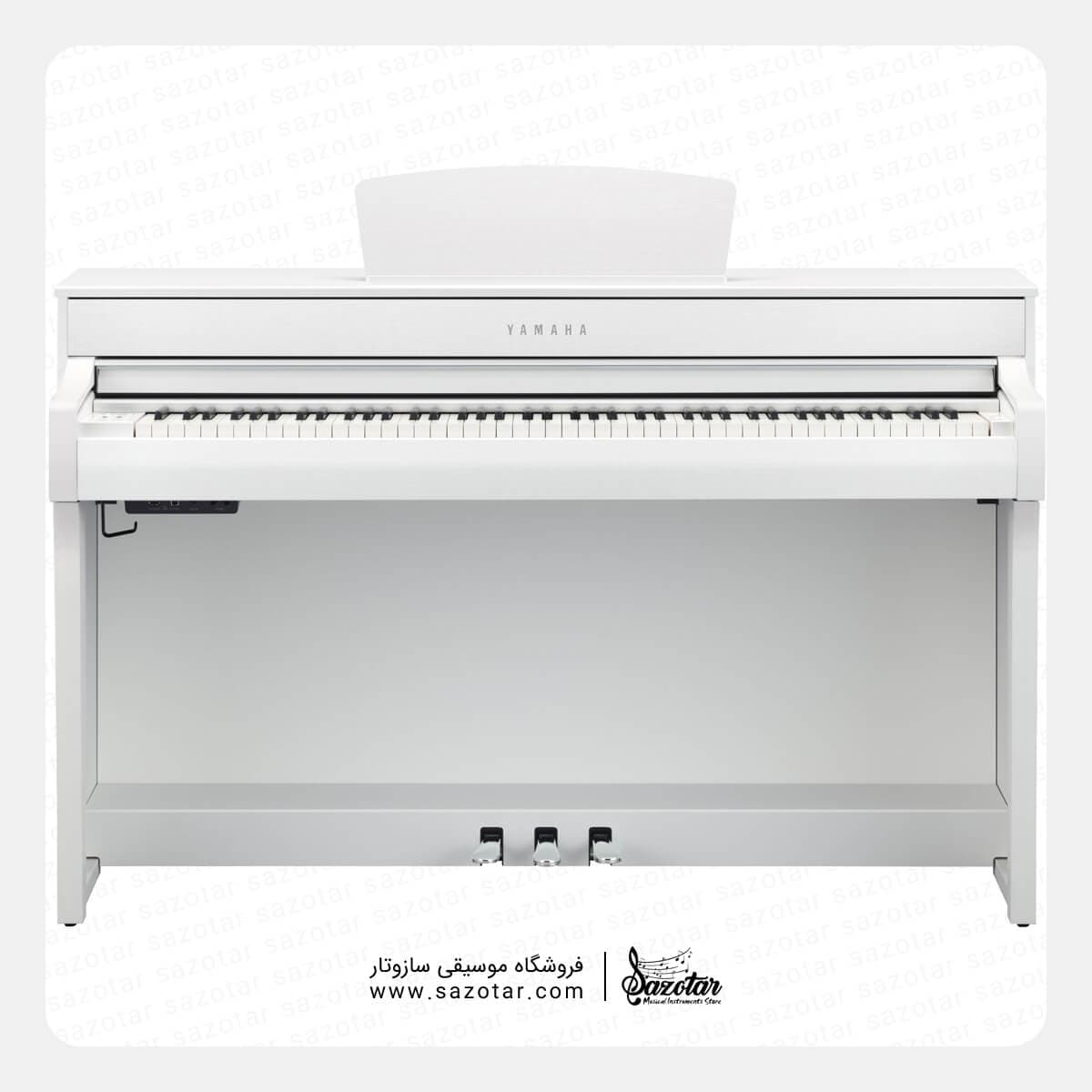 پیانو دیجیتال یاماها CLP-735 سفید — تصویر ۲