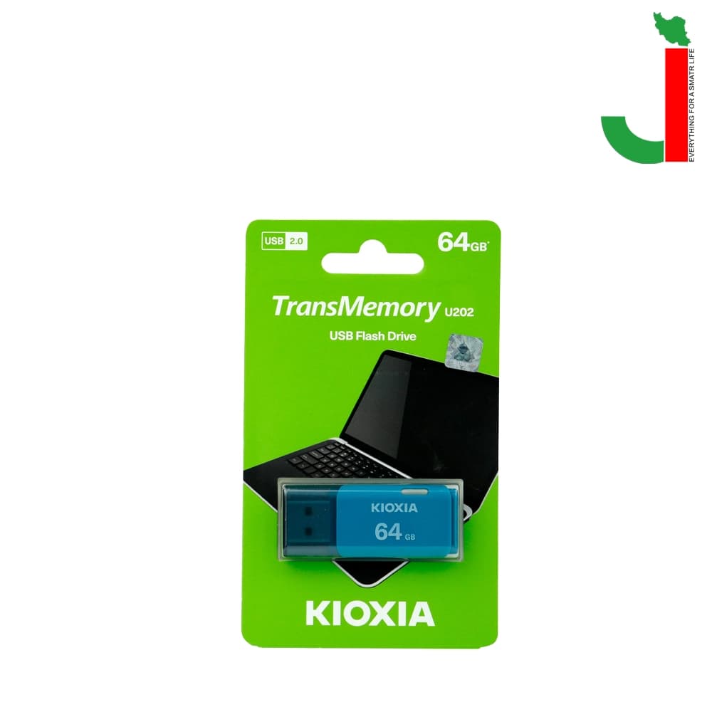 فلش مموری کیوکسیا مدل U202 ظرفیت 64 گیگابایت USB2.0 — تصویر ۲