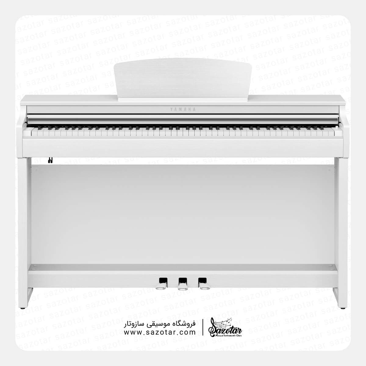 پیانو دیجیتال یاماها CLP-625 سفید — تصویر ۲