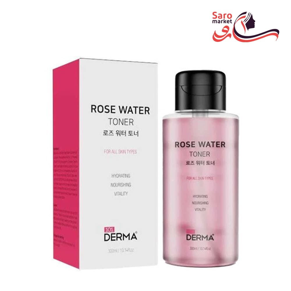 تونر گل رز 101 درما DERMA حجم 300 میل