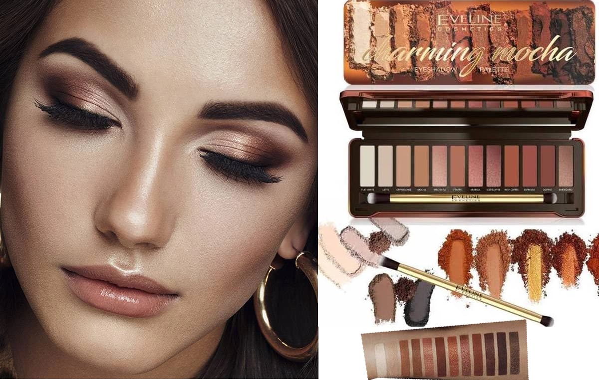 پالت سایه 12رنگ چارمینگ موکا اولاین Charming Mocha — تصویر ۲