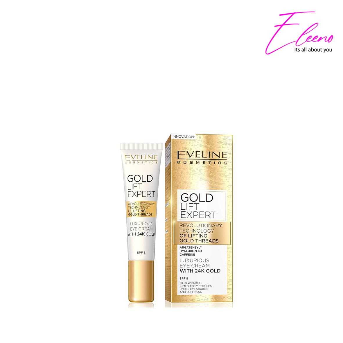 کرم دور چشم لیفتینگ اولاین Eveline Gold Lift Expert Eye — تصویر ۲