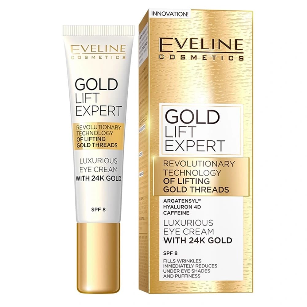 کرم دور چشم لیفتینگ اولاین Eveline Gold Lift Expert Eye