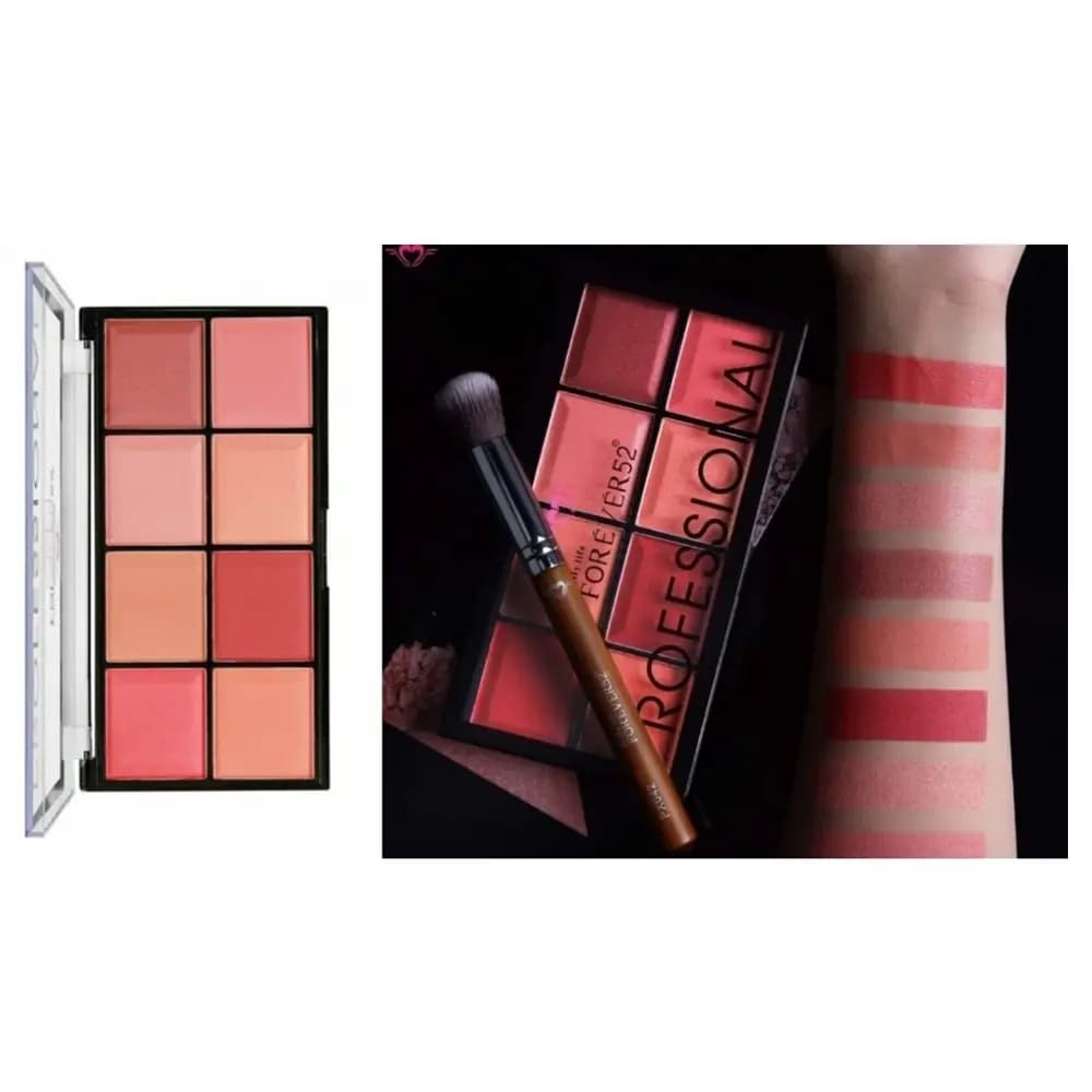 پالت رژگونه پودری 8 رنگ فوراور52 ا Forever52 Spotlight Blusher Palette — تصویر ۲