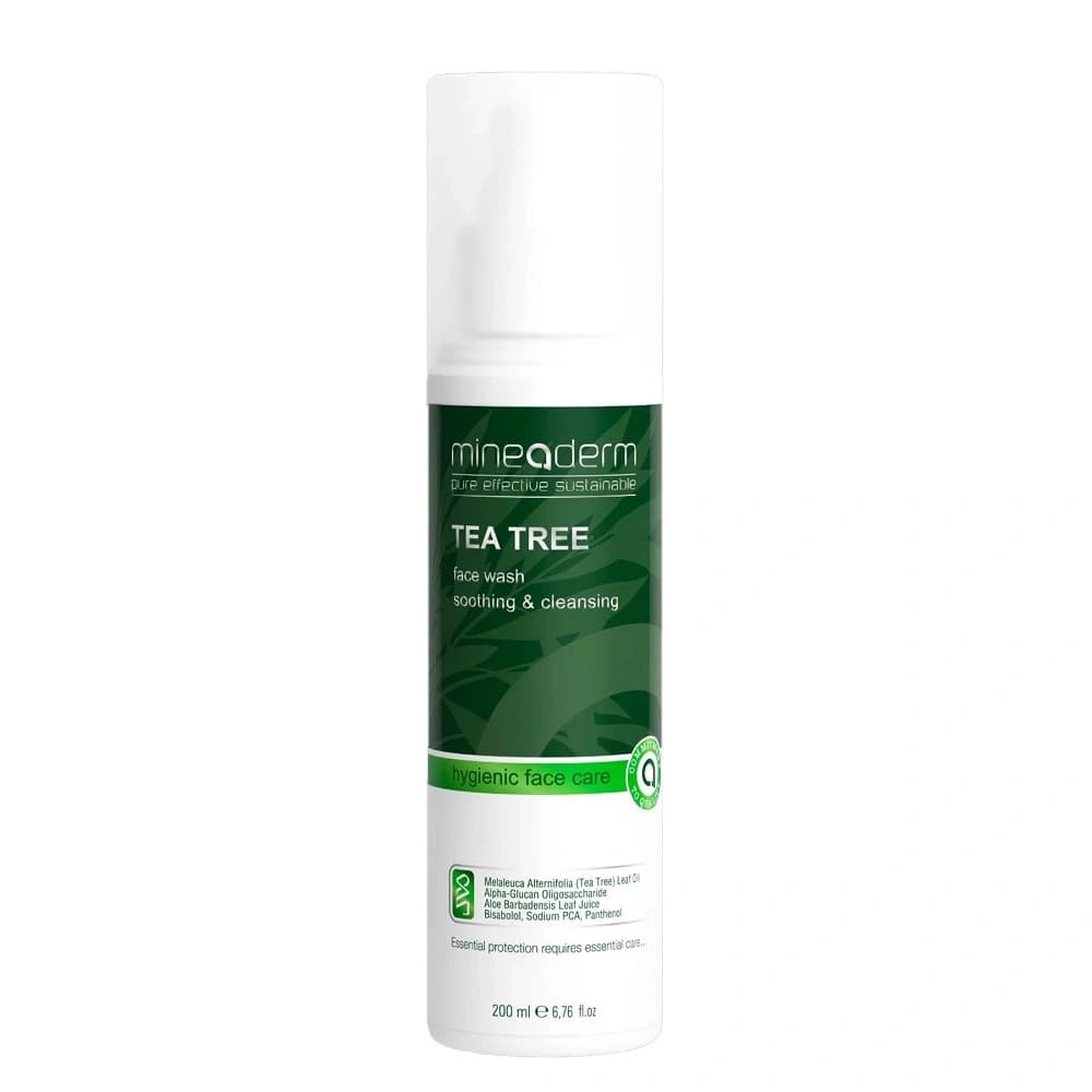 ژل شستشو صورت ضدجوش و تنظیم چربی Tea Tree ماینودرم