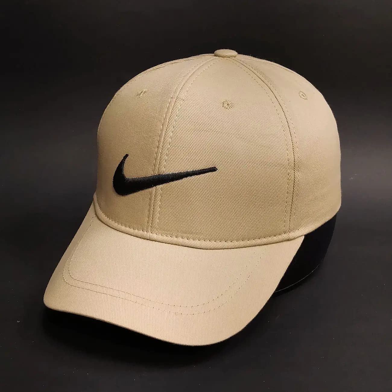 کلاه بیسبالی NIKE نخ پنبه کرم | کپ اسپرت استایل مینیمال و روزمره
