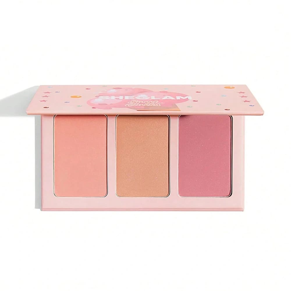 پالت رژگونه سه رنگ شیگلم Sheglam Sweet Cheeks Blush