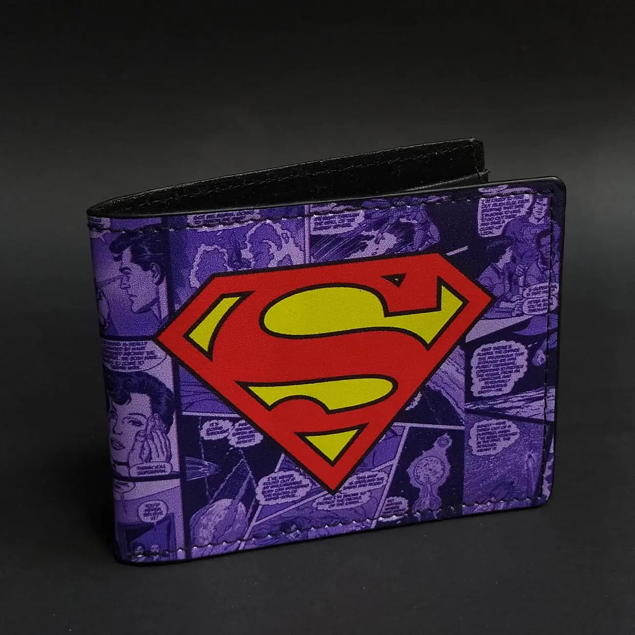 کیف پول چرم چاپی Superman | مدل سوپرمن ابرقهرمانی با طراحی خاص و استایل اسپرت روزمره