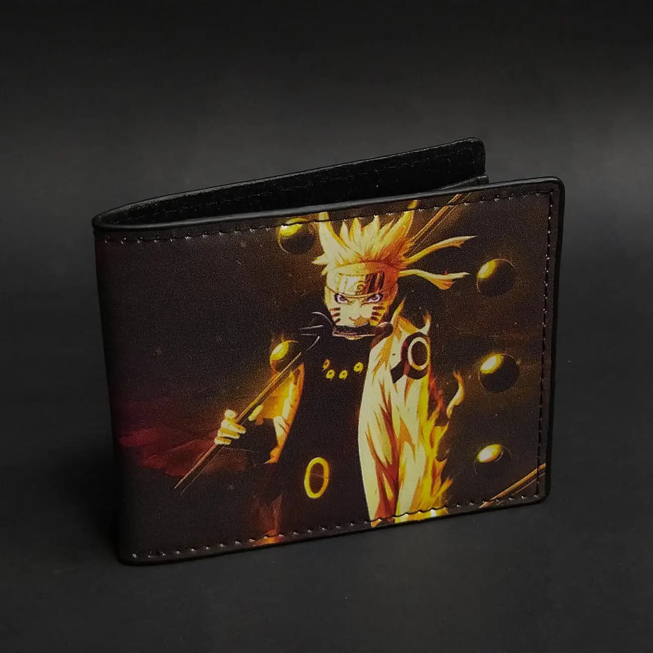 کیف پول چرم چاپی Naruto Uzumaki | مدل ناروتو با طراحی انیمه‌ای و استایل نینجایی ژاپنی