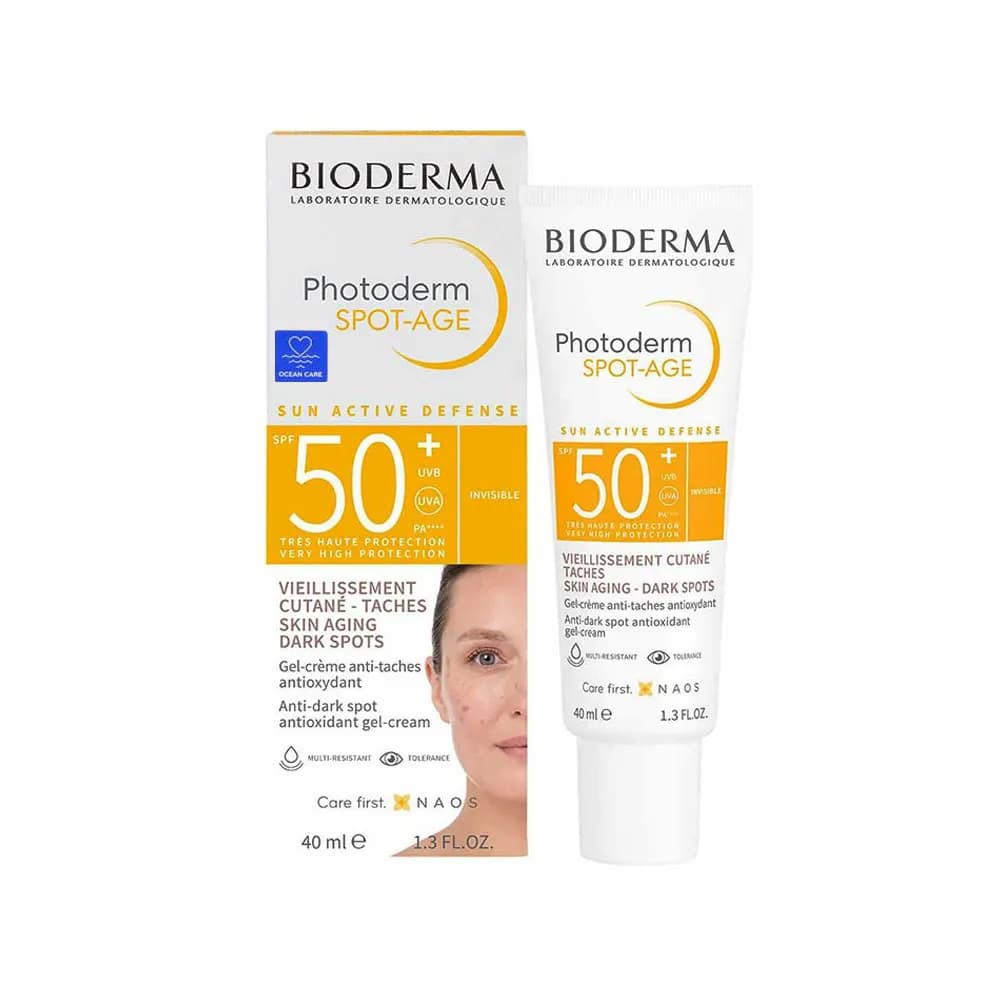ژل کرم ضدآفتاب بایودرما مدل Photoderm Spot-Age