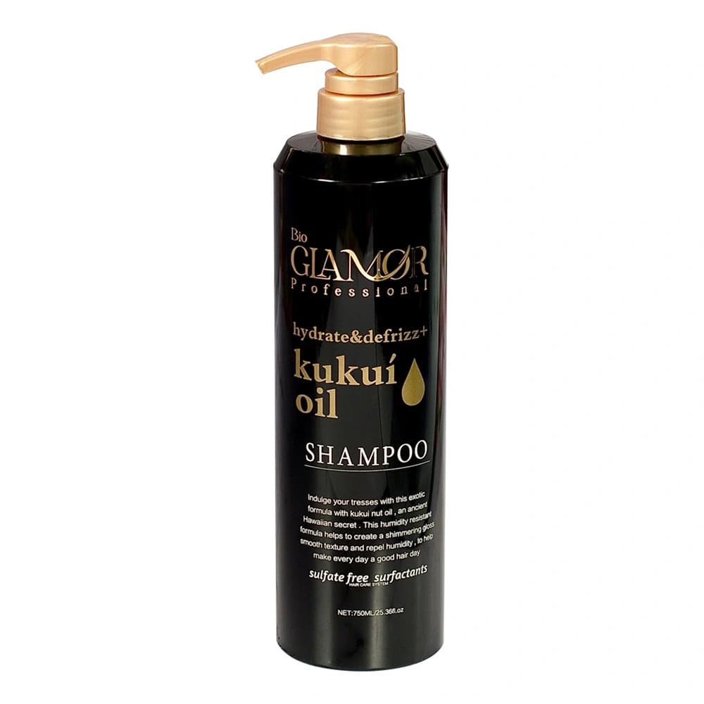 شامپو بدون سولفات موی خشک kukui oil گلامور