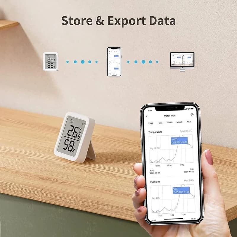 دماسنج و رطوبت سنج SwitchBot مدل W2301500 — تصویر ۶