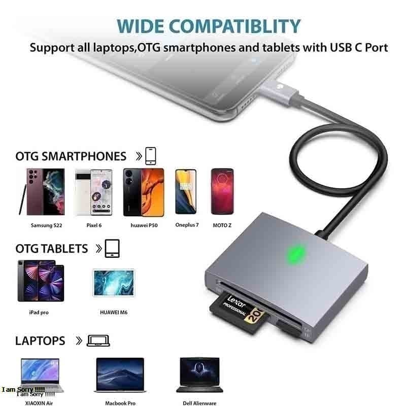 کارت خوان SD/CF برند Stouchi USH-I SD — تصویر ۳