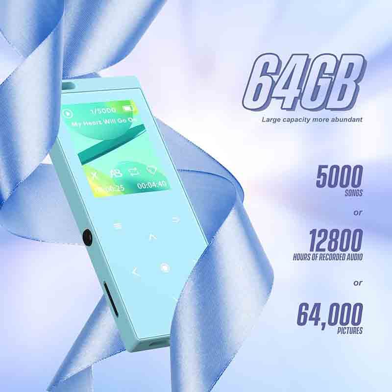موزیک پلیر 64 گیگ برند IHOUONE M150 — تصویر ۲